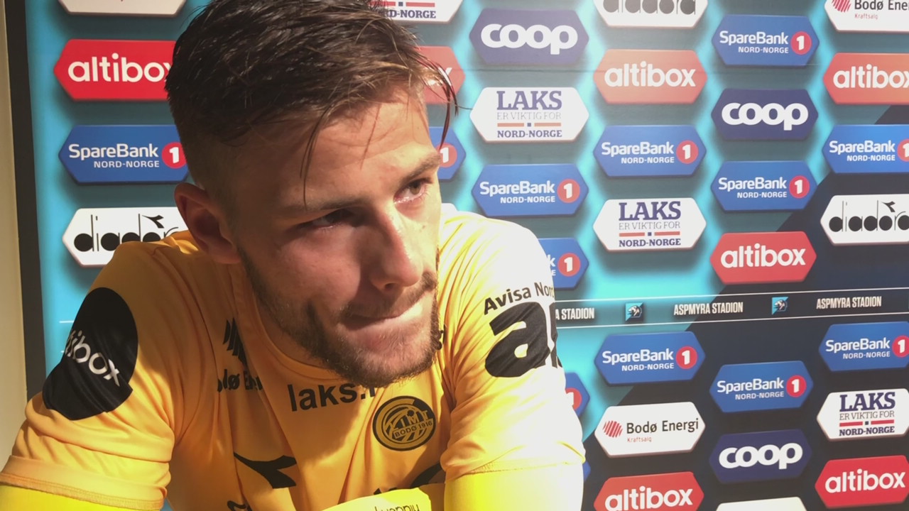 Philip Zinckernagel etter kampen mot Kristiansund